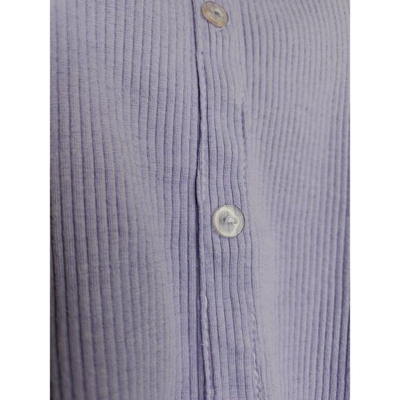 Rib Knit Crop Top Nasty Gal Lilac Purple Sz. 12 - Picture 4 of 7